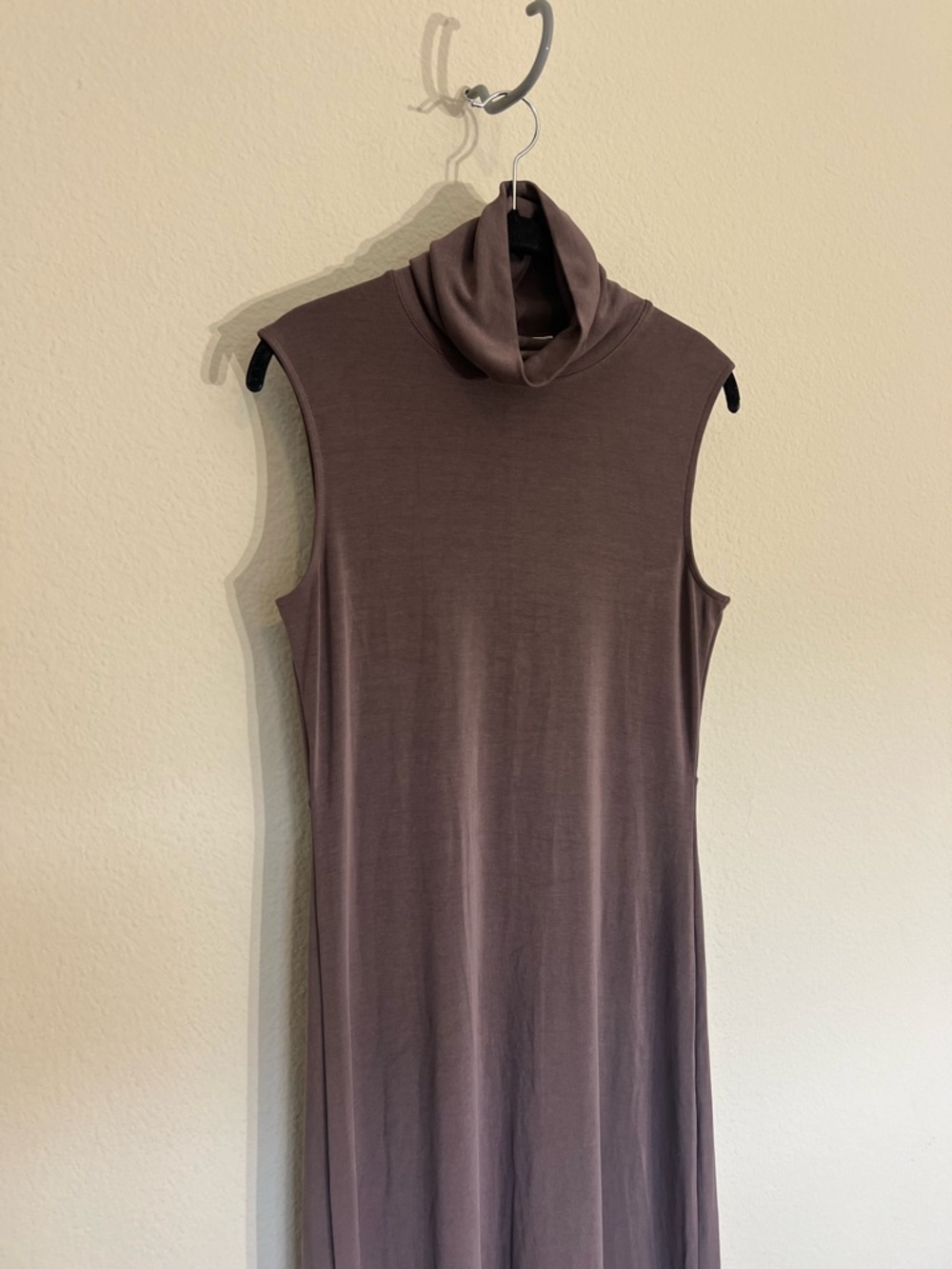 NWT Everlane Madison midi dress Butterknit Espresso turtleneck soft minimalist S - Picture 9 of 16